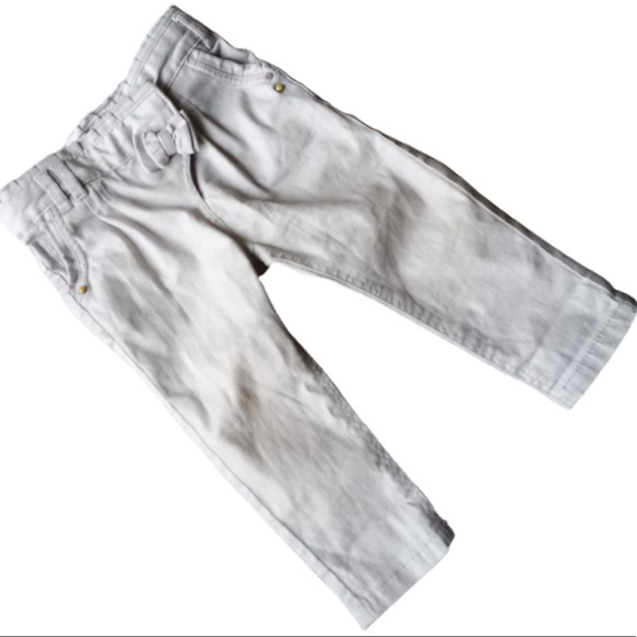 MEXX Light Grey Denim Bow Tie Snap Stretch Jeans - Picture 1 of 3